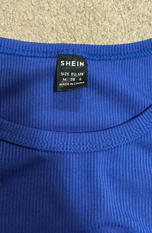 SheIn Blue Cropped  Tank - Image 2
