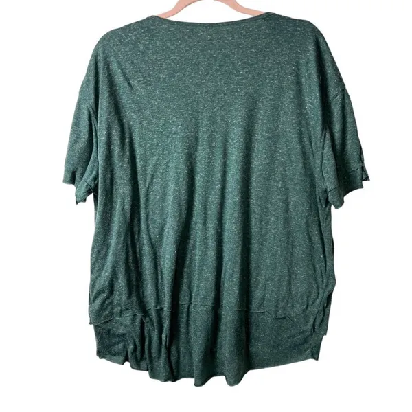 Wishlist green linen t-shirt women’s size‎ m/l - Image 2
