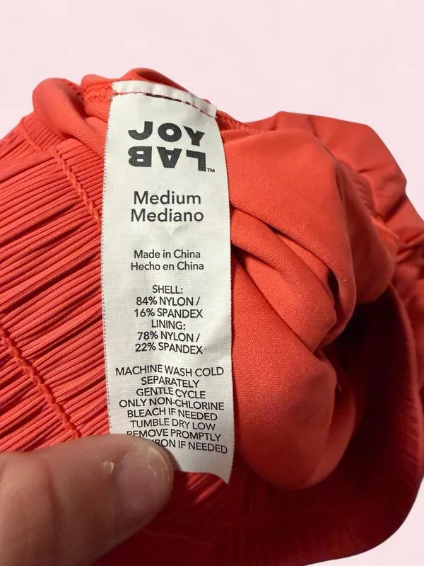 JoyLab coral Athletic Pull-On Shorts - Image 4