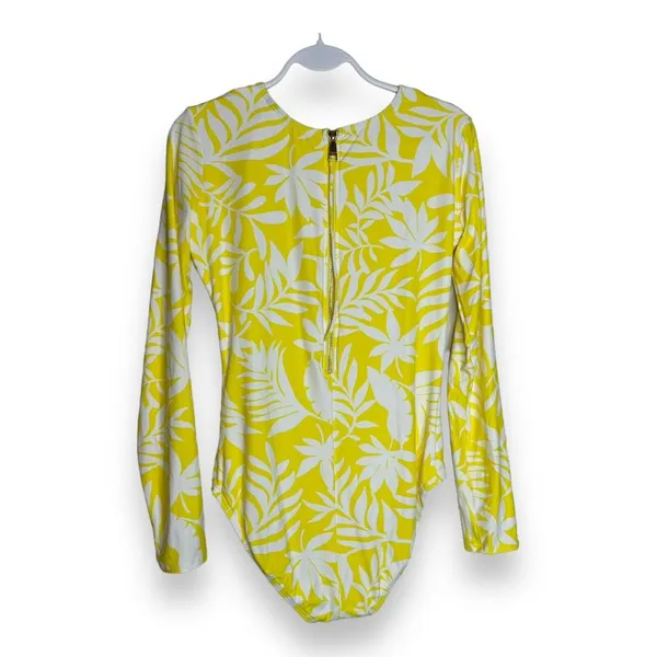 Kate Spade Long Sleeve One Piece Sz M‎ Swim Suit Rash Guard Paddle Bathing Suit - Image 2