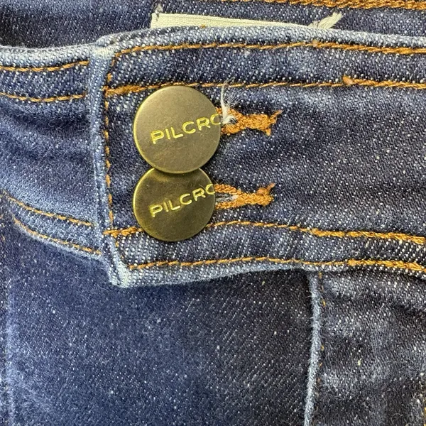 Pilcro The Nyhavn Mid-Rise Cropped Flare Leg Jeans Size 30 Boho Retro Style - Image 4