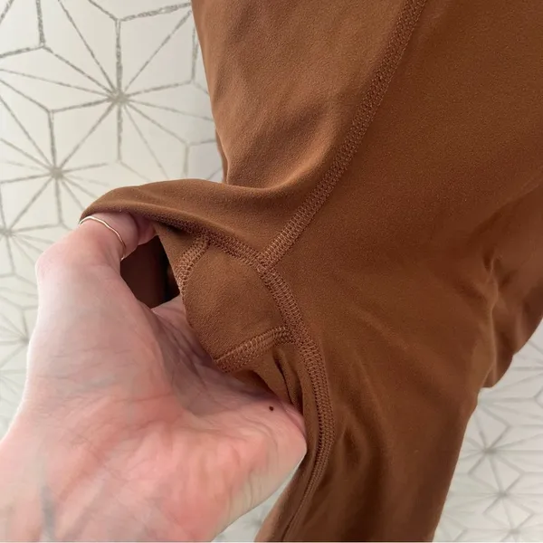 Lululemon Groove Super-High-Rise Flared Pant Nulu Roasted Brown - Image 6