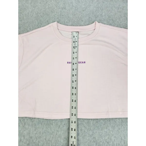 NWT Rawgear Powder Pink Crop Top T-shirt Size Small‎ L/XL - Look Great W/ Jeans! - Image 8