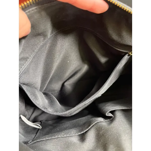 Fossil SKU 7461 Black Leather Crossbody Bag Purse - Image 8