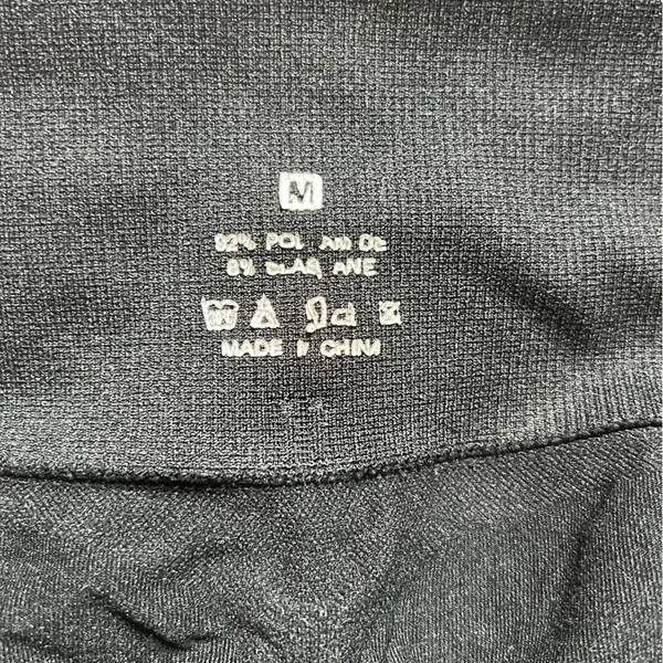 Womens Cinched Black Athletic Shorts Size M - Image 3