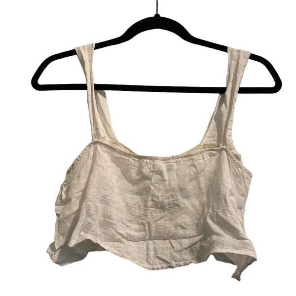 Reformation Linen Blend Crop‎ Top - Image 2