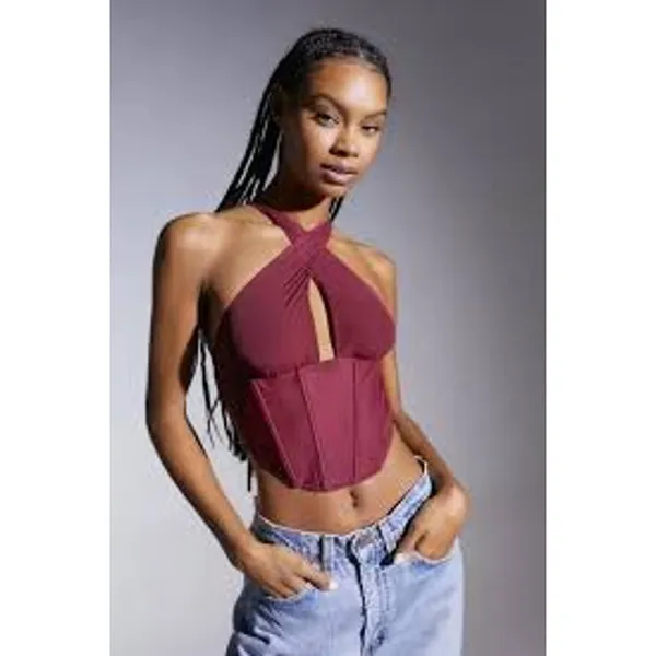 OUT FROM UNDER Venus Convertible Corset Top RAVE BARBIE FESTIVAL GLAM - Image 3