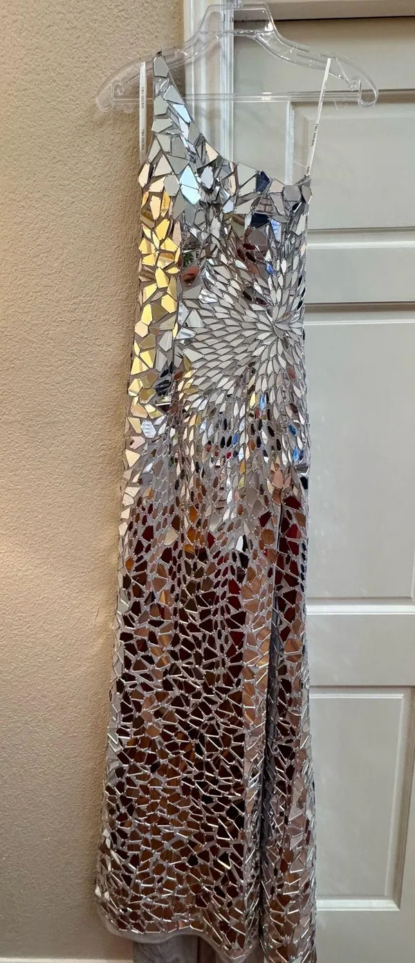 Sherri Hill This beautiful mirror dress was worn for less than one hour! Perfect condition! - Image 2