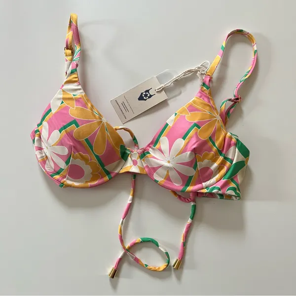 Kenny Flowers Pink and Green Floral Bikini - Image 4