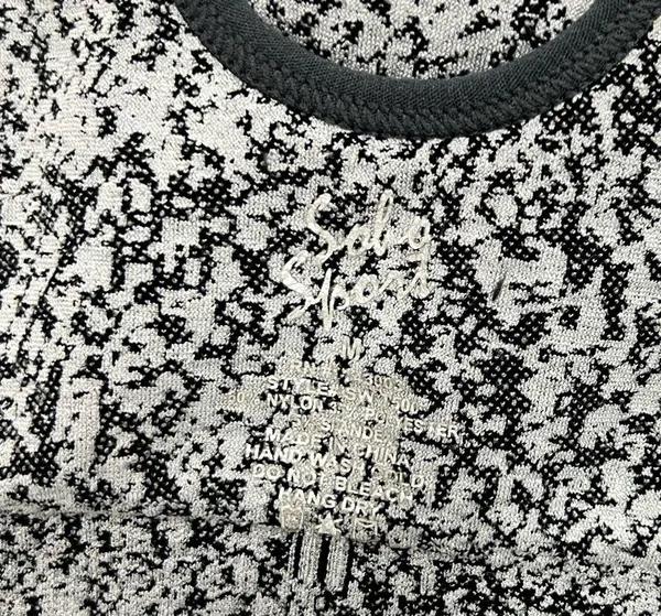 Sobo Sport medium tank blk white sports bra - Image 3