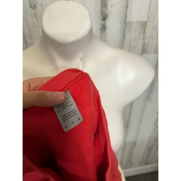 Sweater Crewneck Orange Size L - Image 2