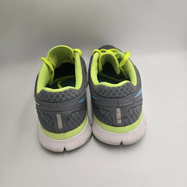Nike Flex 2013 Run Women’s 9 Gray Volt Blue Breathable Running Athletic Shoes - Image 4