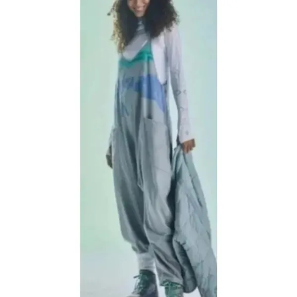 Free People Movement Hot Shot Onesie – Printed Graphic Jumpsuit, Women’s Size M - Image 3