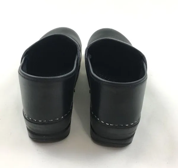 DANSKO Black Professional Mule Clogs Size 40 US9.5-10 - Image 3