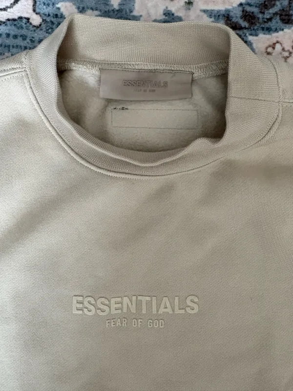 Essential Tan Essentials Fear of God crewneck - Image 3
