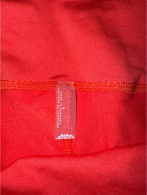 Free People Movement Orange Skirt - Image 3