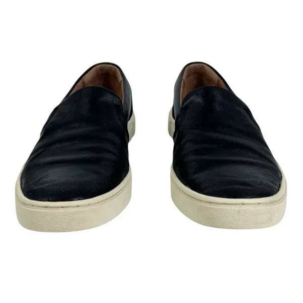 Frye Women's Ivy Black Leather Slip On Sneakers Casual‎ Shoes Size 6.5 - Image 3