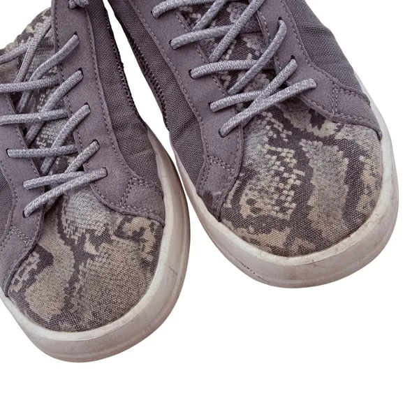 Hey Dude Women's Silver Python Karina Sneakers Size 10 - Image 4