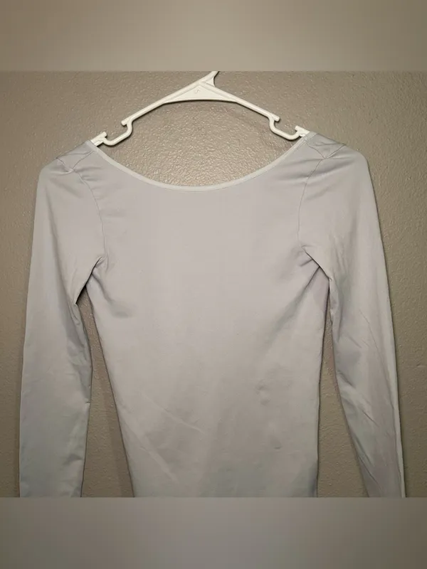Free People Low Open Back Long Sleeve Layering Shirt Women’s Size XS - Small - Image 4