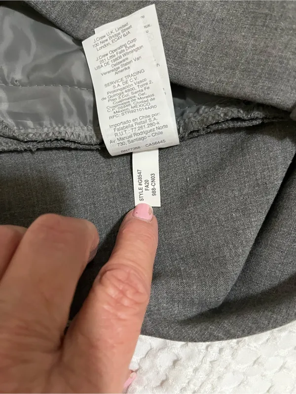 J. Crew Cameron Gray Tailored Trousers sz 10 Career Classic Preppy - Image 11