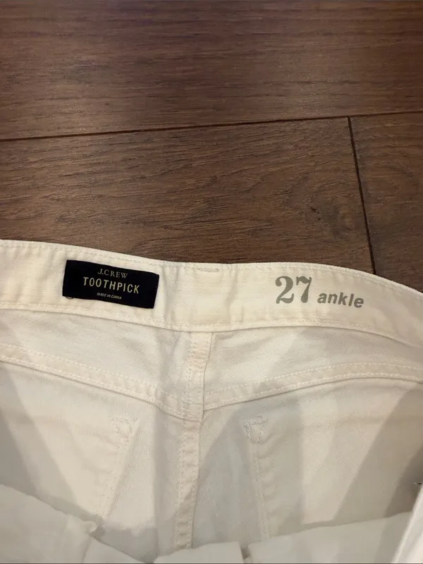 J. Crew Toothpick Ankle Jeans Size 27 - C2-046 - Image 2
