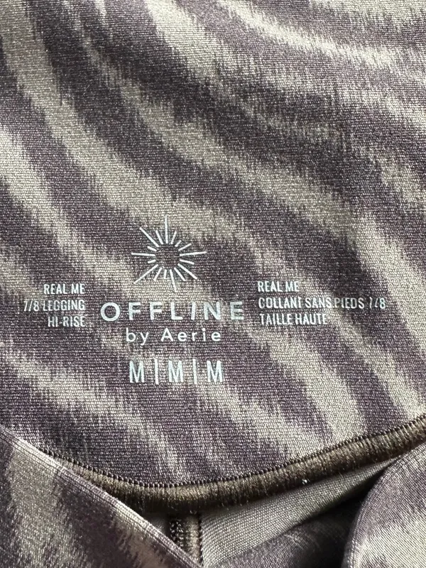 OFFLINE By Aerie Real Me High Waisted Printed Legging‎ Zebra Animal Print Size M - Image 8