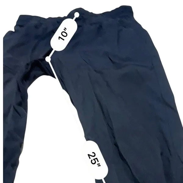 Lululemon Beyond The Studio Crop Pants Women's Size 4 Navy Blue Athletic - Image 13