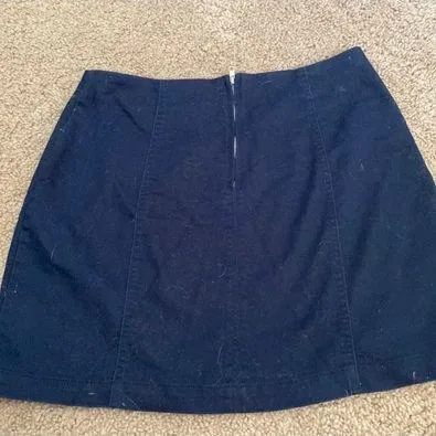 Navy Skirt Blue Size M - Image 2
