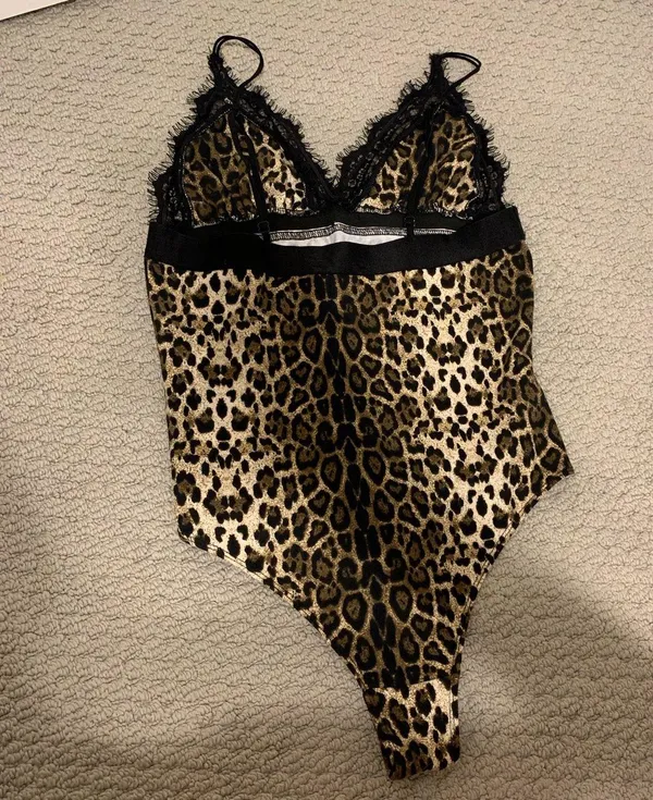 Hazel Boutique Cheetah print Bodysuit - Image 2