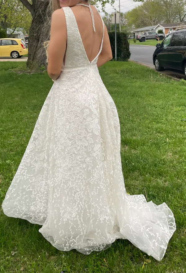 Sherri Hill White Gown - Image 2