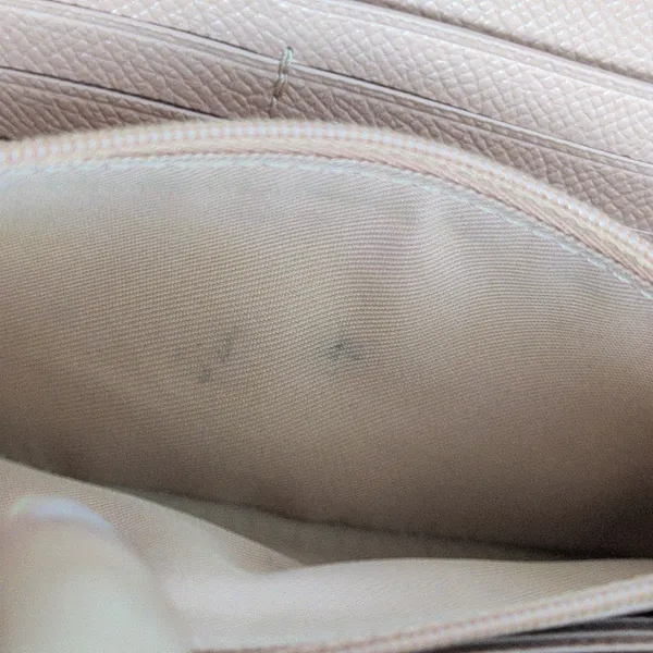 Coach Pink Crossgrain Leather Zip Wallet - Image 6