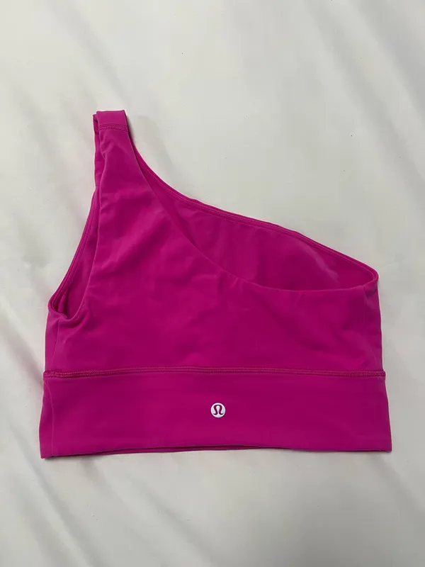 Pink Lululemon Asymmetrical Top - Image 2