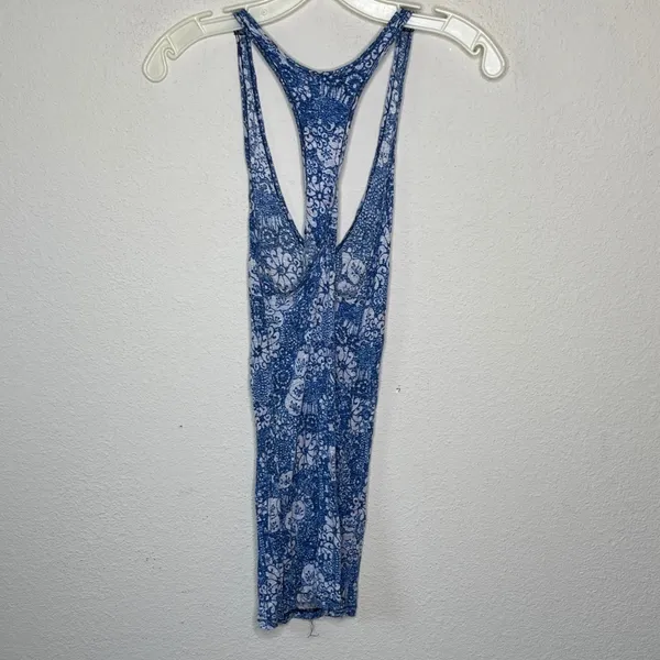 Free‎ People Racerback Tank Top Blue - Image 4