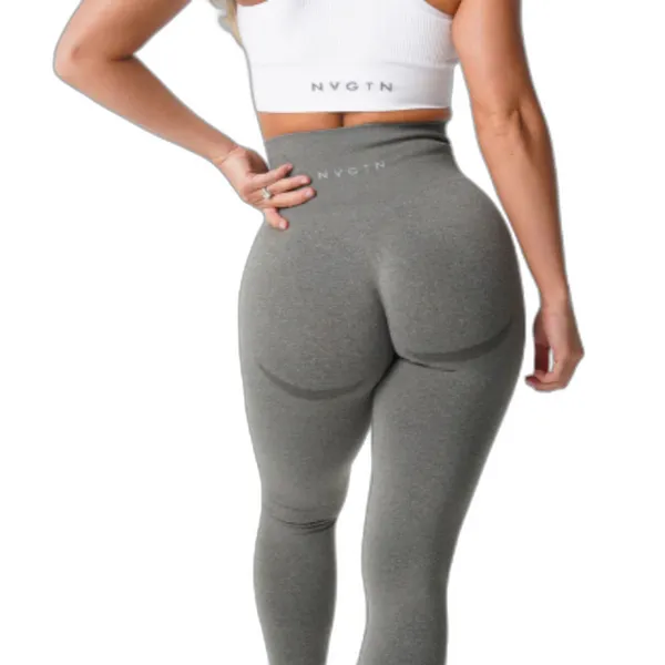 NVGTN Contour Seamless Leggings Green (Khaki) - Image 8