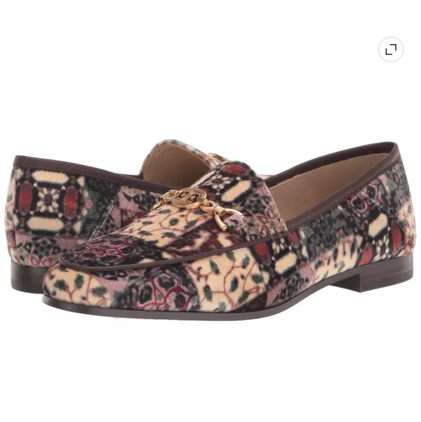 Sam Edelman Loraine Prima Ivory Velvet Loafers - Image 3