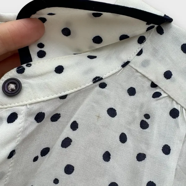 Maeve Anthropologie Polka Dot Blouse - Image 9
