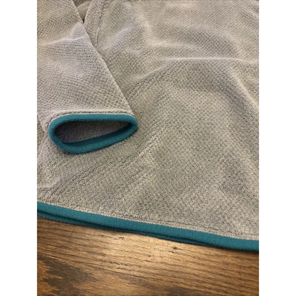 Patagonia Women's XL Re-Tool Snap-T Pullover Fleece Jacket‎ Gray/Teal~EUC - Image 8