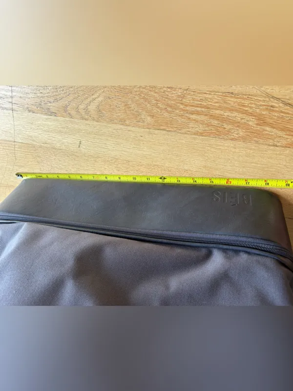 BEIS Gray and Black Laptop Weekender Bag - Image 9