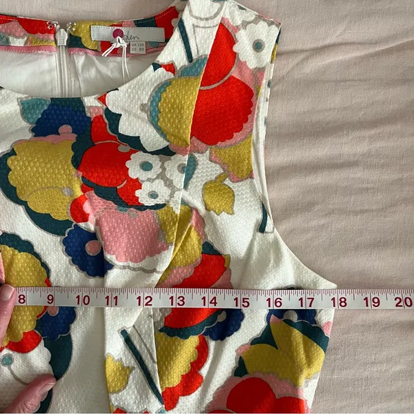 Boden• NWT•Mod Retro Print Sheath Dress• Sz 8 - Image 8
