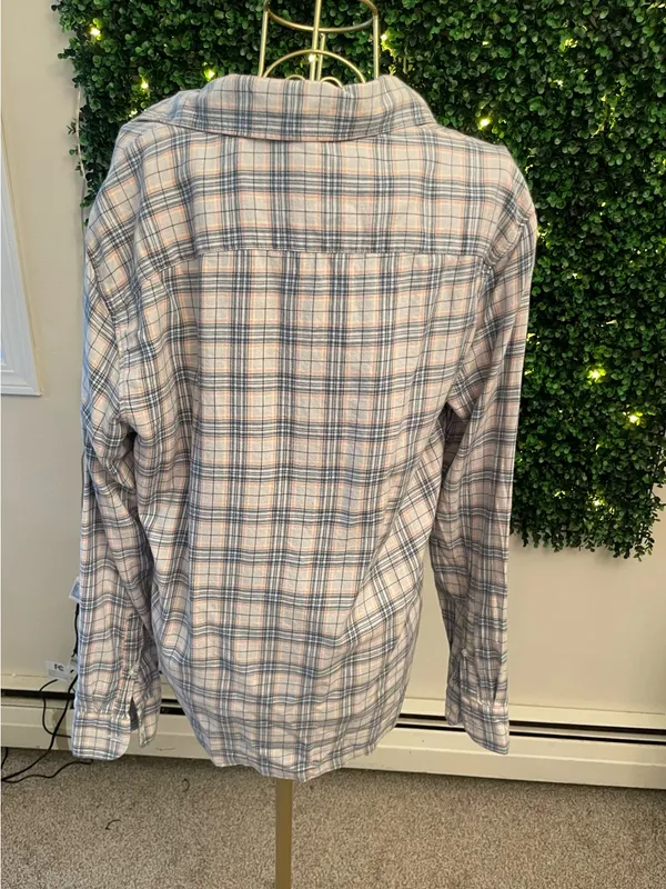🛒Women’s Abercrombie & Fitch Plaid Button-Down Shirt - Blue & Pink - Image 9