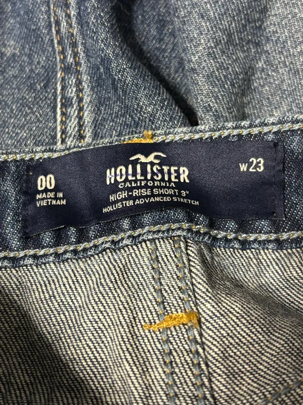 Hollister Denim Blue Jeans Skirt - Classic Washed Blue - Image 3