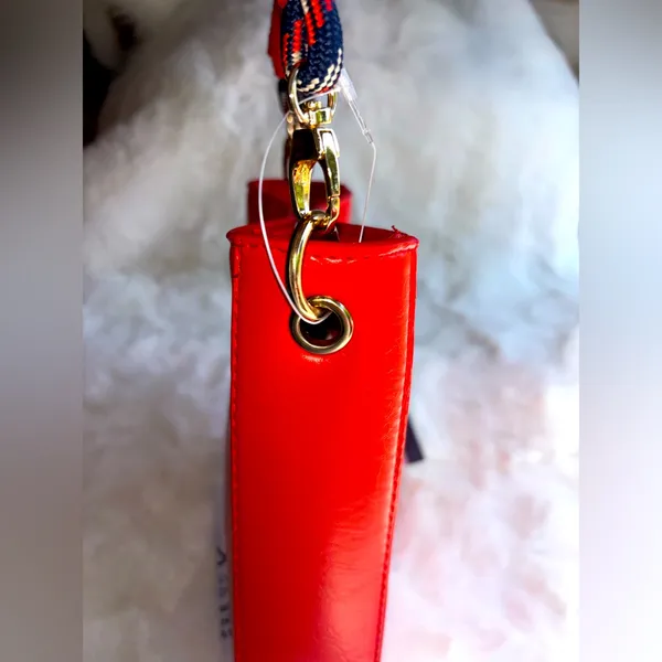Red Cross Body Purse Bag ~ NWTS ~ With Red white Blue 4th July Straps handles - Image 8