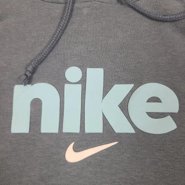 Nike Women's Grayish Blue Pullover Sweatshirt Hoodie Size Small Women's‎ workout - Image 2