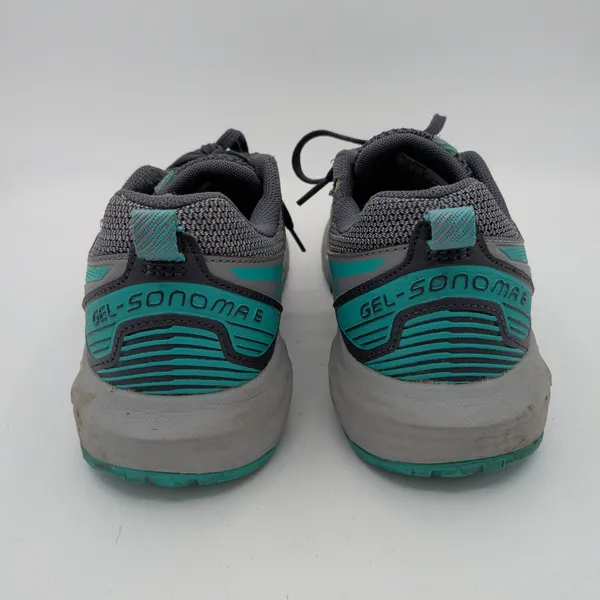 ASICS Gel-Sonoma 6 Trail Running Shoes Womens 8‎ Graphite Grey Teal 1012A922 - Image 5