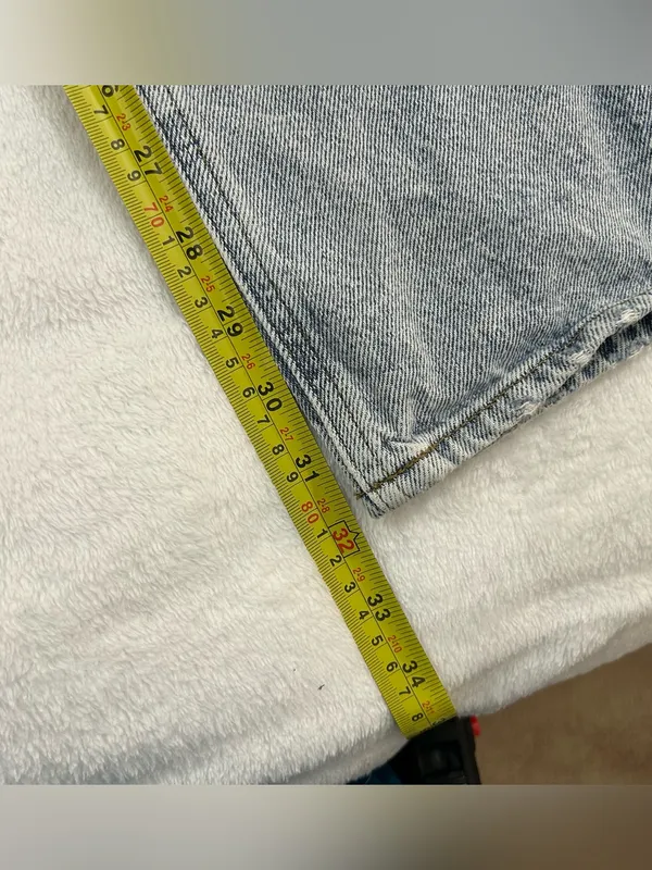 PacSun 90s Boyfriend Light Blue Wash Baggy Straight Leg Denim Jeans Women 26x32 - Image 4