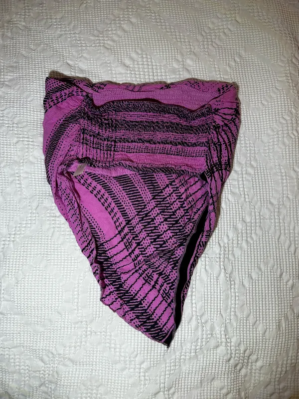 Free People Bandana Top in Black and Purple - Image 2