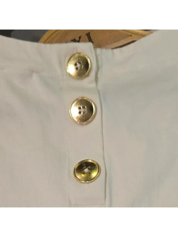 J Crew Puff-sleeve button-back top - Image 4