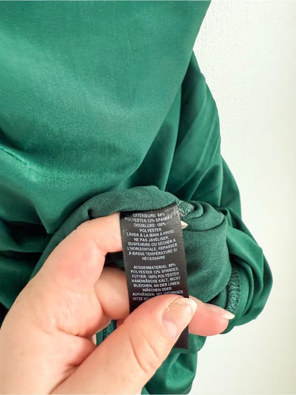 Lulu's Emerald Ruched Lace-Up Bodycon Mini Dress Size Small - Image 7