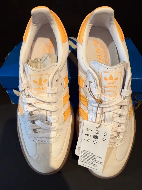 Adidas Sambae J creamsicle size 7W/6Y - Image 5