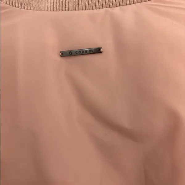 Women's Pink Bomber Jacket Size XS - Image 4